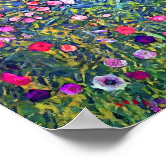 Landschap Gustav Klimt Poster (Hoek)