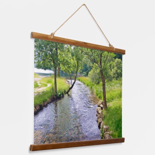 landschap hangend wandkleed (Gebogen)