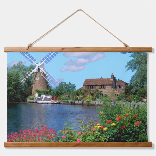 landschap hangend wandkleed (Voorkant)