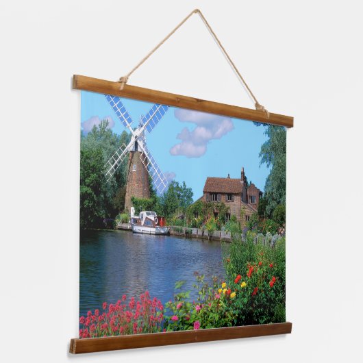 landschap hangend wandkleed (Gebogen)