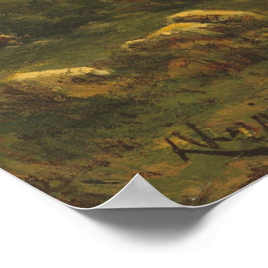 Landschap - Henri-Joseph Harpignie Fine Art Poster (Hoek)