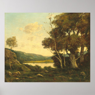 Landschap - Henri-Joseph Harpignie Fine Art Poster