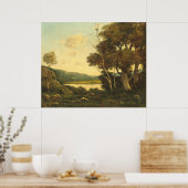 Landschap - Henri-Joseph Harpignie Fine Art Poster (Keuken)