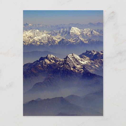 Landschap Himalaya Briefkaart (Voorkant)