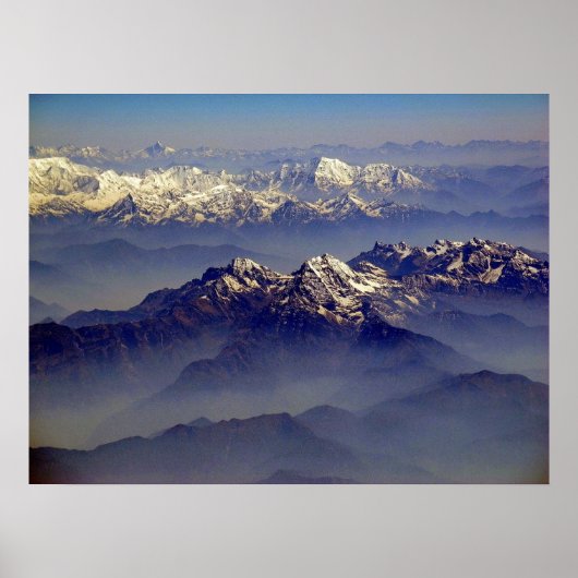 Landschap Himalaya Poster (Voorkant)