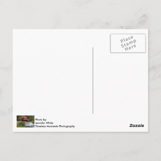 Landschap Hodgson Mill Briefkaart (Achterkant)