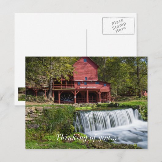 Landschap Hodgson Mill Briefkaart (Voorkant / Achterkant)