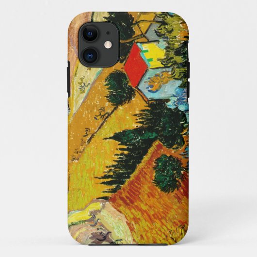 Landschap House en Plowman Vincent Van Gogh Case-Mate iPhone Case (Achterkant)