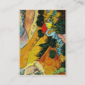 Landschap House en Plowman Vincent Van Gogh Visitekaartje (Achterkant)