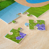 Landschap House Trees Birds Flowers Natuur, 10-jar Legpuzzel (Zijkant)