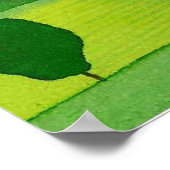 landschap Ierland waterverf Poster (Hoek)