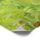 Landschap in Auvers na Regen door Vincent van Gogh Poster (Hoek)