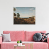 Landschap in Brazilië, Frans Jansz Post, ca. 1665 Canvas Afdruk (Insitu (Woonkamer))