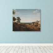 Landschap in Brazilië, Frans Jansz Post, ca. 1665 Canvas Afdruk (Insitu (Houten vloer))