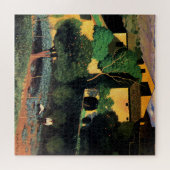 Landschap in Cagnes, fijne kuntschildering, Legpuzzel (Horizontaal)