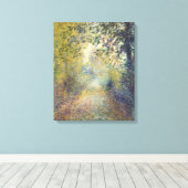 Landschap in de Bossen (door Pierre-Auguste Renoir Canvas Afdruk (Insitu (Houten vloer))