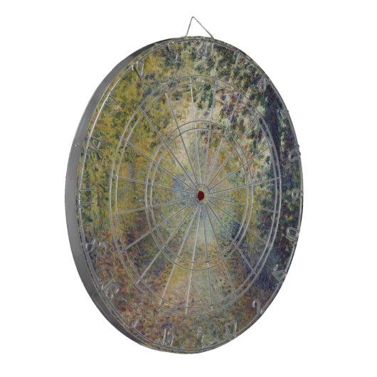 Landschap in de Bossen (door Pierre-Auguste Renoir Dartbord (Voorkant Links)