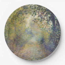 Landschap in de Bossen (door Pierre-Auguste Renoir Papieren Bordje