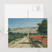 Landschap in de provincie briefkaart (Voorkant / Achterkant)