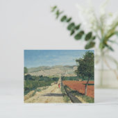 Landschap in de provincie briefkaart (Staand voorkant)