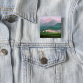 Landschap in de Riesengebirge, 1810-11 Vierkante Button 5,1 Cm (In situ)