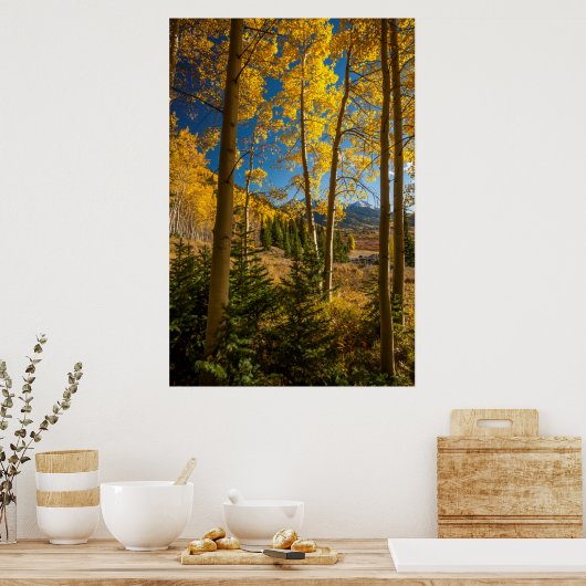 Landschap in de San Juan-bergen Poster (Keuken)