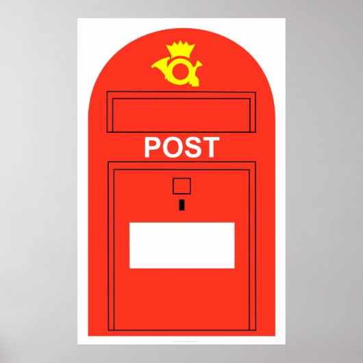 Landschap in Denemarken Poster (Voorkant)