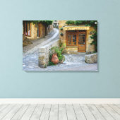 Landschap in Dordogne, Frankrijk canvas print (Insitu (Houten vloer))