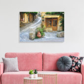 Landschap in Dordogne, Frankrijk canvas print (Insitu (Woonkamer))