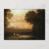 Landschap in Dusk Briefkaart (Voorkant)