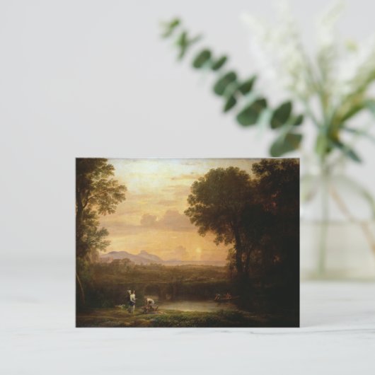 Landschap in Dusk Briefkaart (Staand voorkant)