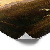 Landschap in Dusk Poster (Hoek)