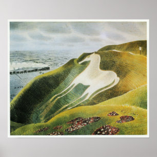 landschap in Engeland, landschap terugtrekken Poster