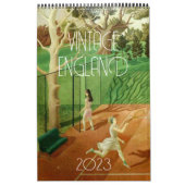 landschap in Engeland, Retro Kalender (Hoes)