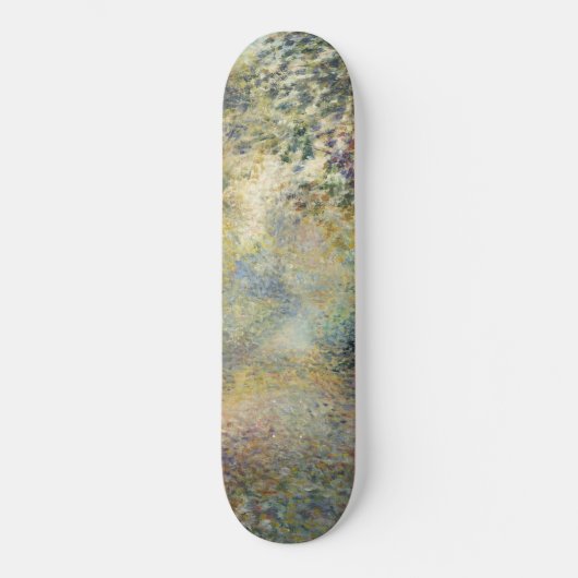 Landschap in het bos (van Pierre-Auguste Renoir) Persoonlijk Skateboard (Voorkant)