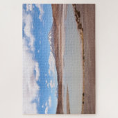Landschap in het meer met vulkaan op de Altiplano Legpuzzel (Verticaal)