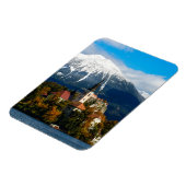 Landschap in het meer van Bled in de herfst Magneet (Linkerzijde)