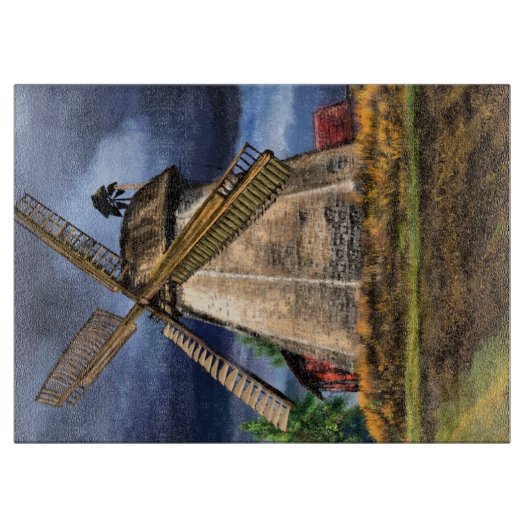 Landschap in het Nederlandse snijvlak Snijplank (Voorkant)