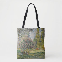 Landschap in het Parc Monceau Tote Bag