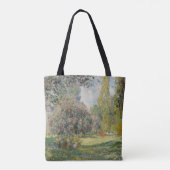 Landschap in het Parc Monceau Tote Bag (Achterkant)