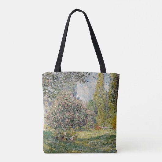 Landschap in het Parc Monceau Tote Bag (Achterkant)
