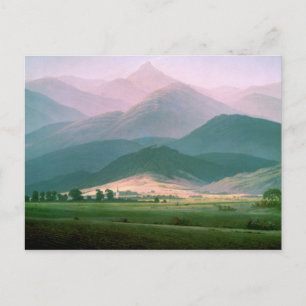 Landschap in het Riesengebirge, 1810-11 Briefkaart