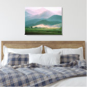 Landschap in het Riesengebirge, 1810-11 Canvas Afdruk (Insitu (Slaapkamer))