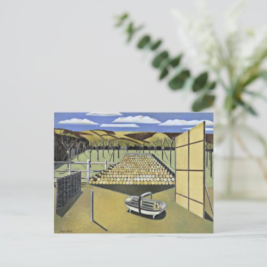 Landschap in Iden, beroemd schilderij van Paul Nas Briefkaart (Staand voorkant)