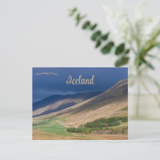 Landschap in IJsland Briefkaart (Staand voorkant)