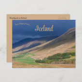 Landschap in IJsland Briefkaart (Voorkant / Achterkant)