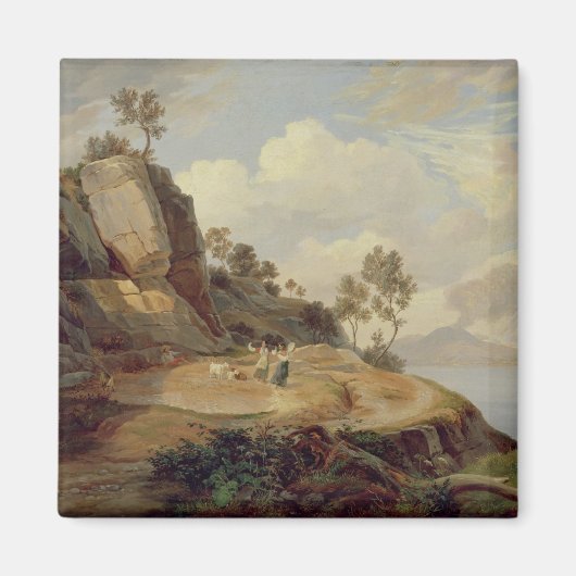 Landschap in Italië Magneet (Voorkant)