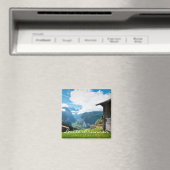 Landschap in Lauterbrunnen vallei in Zwitserland Magneet (Insitu (Vaatwasser))