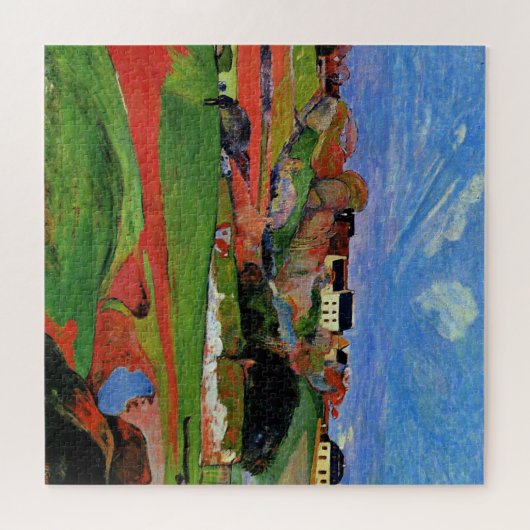 Landschap in Le Pouldu Legpuzzel (Horizontaal)