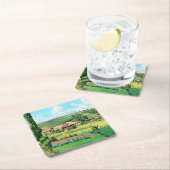 Landschap in Les Patis, Pontoise, beroemd schilder Kartonnen Onderzetters (Insitu)